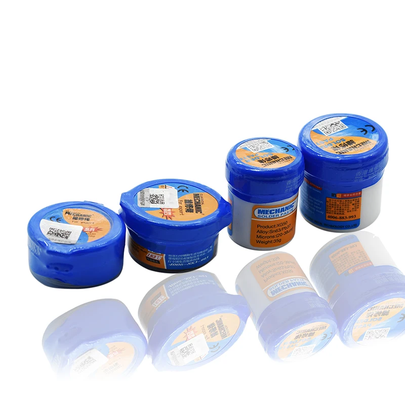 XG30-80 Mechanic Soldering Flux Paste Tin Cream SMD SMT BGA Tools Sn63/Pb37 25-45um Welding Paste Flux for Soldering