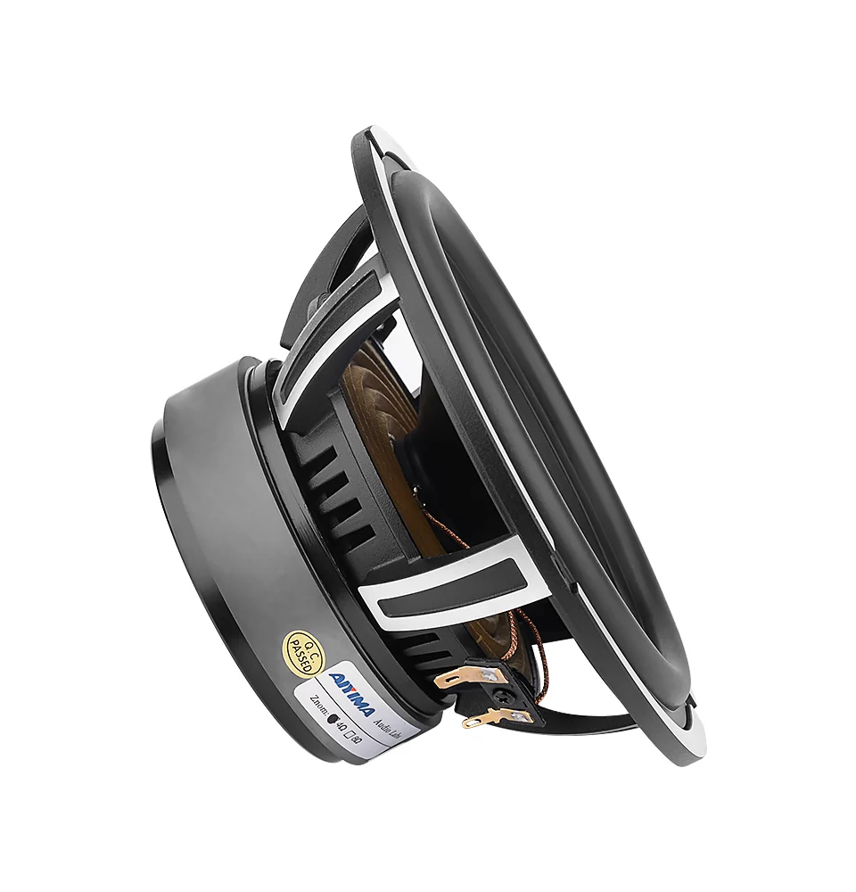 AIYIMA 1 Stück 6,5 Zoll 4 Ohm 50W Tieftöner Lautsprecher 6,5" Audio HiFi Heimkino KTV Musik-Lautsprecher Aluminium Keramik Bass-Lautsprecher – Detail 10