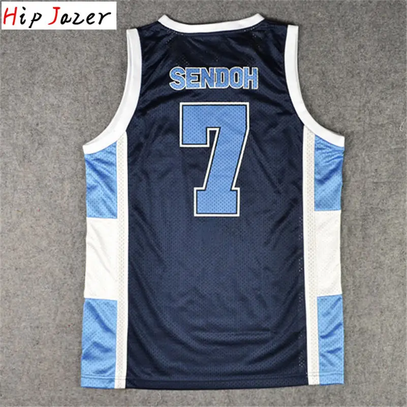 HipJazer Cosplay  Ryonan 7#Akira Sendoh 13#FUKUDA 6#KASHINO 8#UEKUSA  5#IKEGAMI  Basketball Jersey Men Basketball SHIRTS TOPS