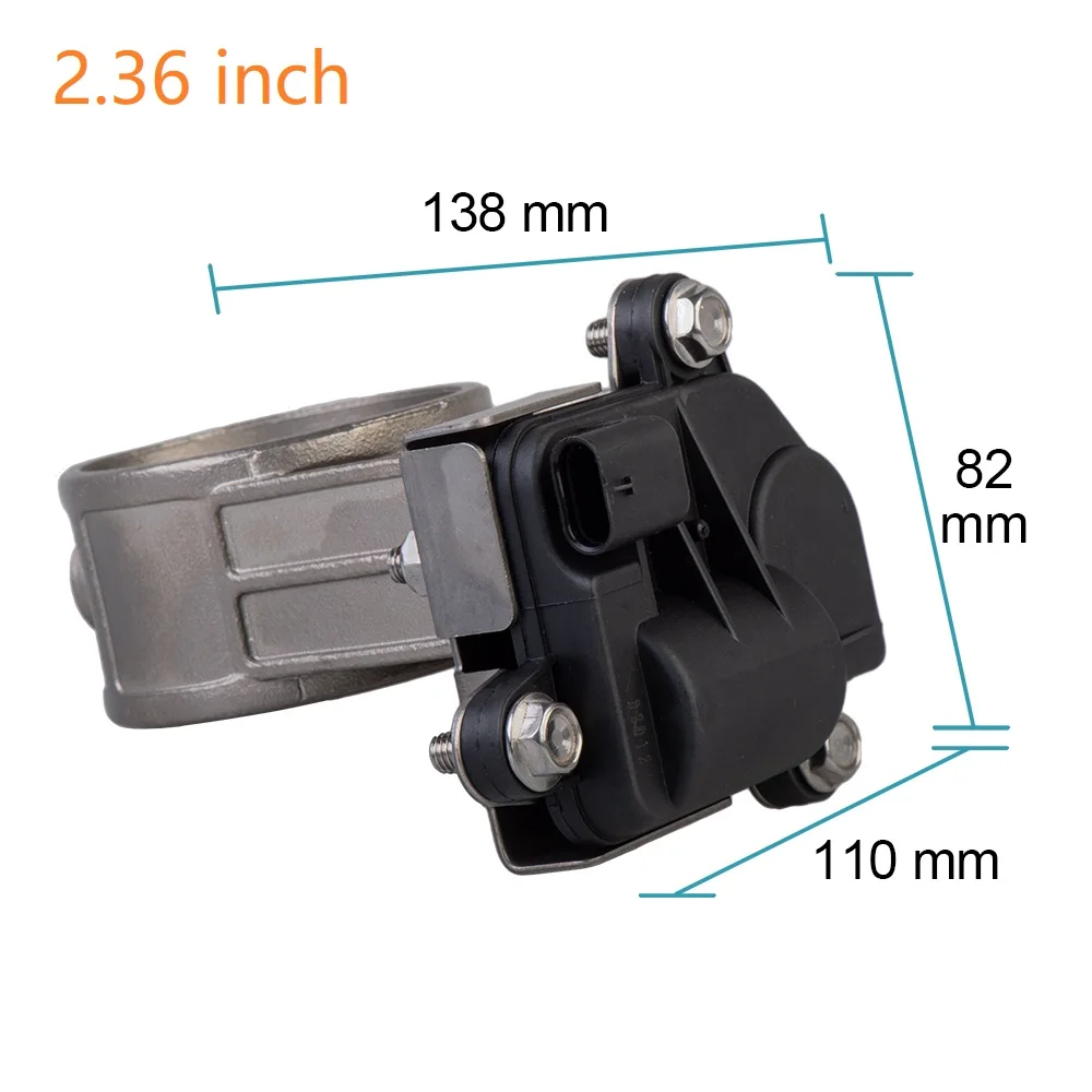 2"/2,36"/2,5"/2,75"/3"/3,5"/4,0" Zoll Elektrisches Abgasregelventil Auspuffabschaltventil mit Schaltersteuerung – Detail 4