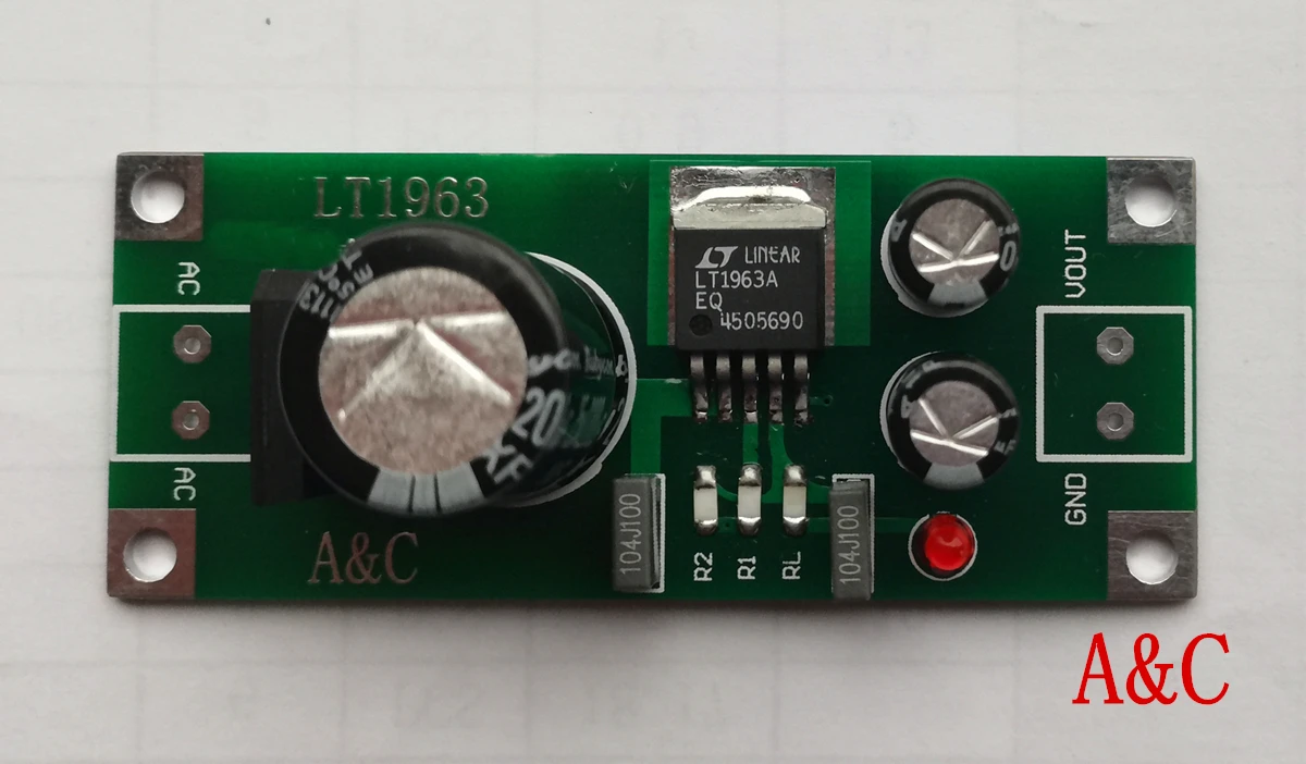 Upgrade Three Generations of LT1963A LT1963 Regulated Power Supply Board Decoding, Pre-stage Coaxial Power Supply Board