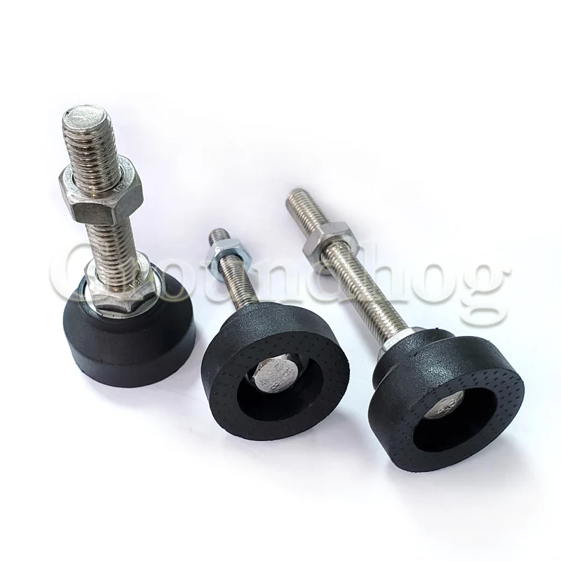 10/6/4Pcs Nylon Adjustable Fixed Foot Dia 40mm level Swivel Adjustment Lathe Leg Thread Type M8/M10/M12 Furniture legs