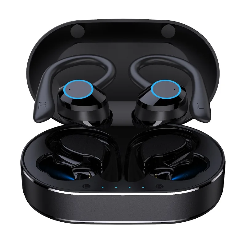 TWS Bluetooth Earphones Touch Control Wireless Headphones with Microphone Sports Waterproof Wireless Earbuds 9D Stereo Headsets