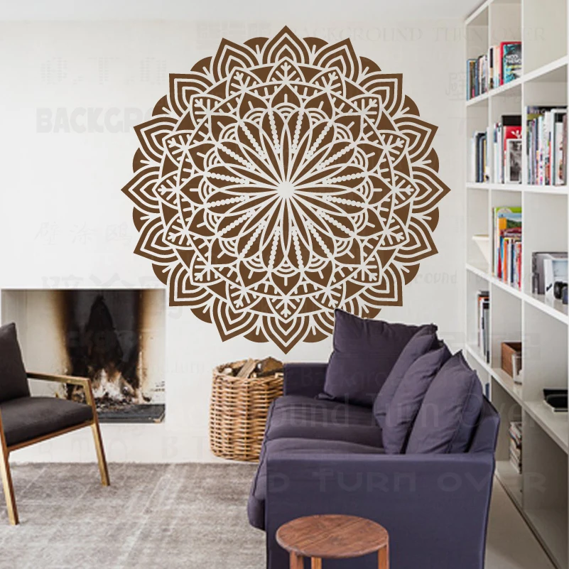 160cm - 200cm Stencil Mandala Extra Large For Painting Big Wall Flower Round Walls Decors Vintage Floor Template S012