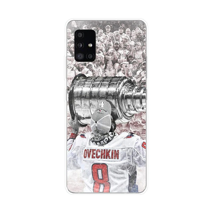 182Ice Hockey Alexander Ovechkin Sidney Crosby Soft Silicone Tpu Cover Case for Samsung Galaxy A20 A20E A20S A40 A31 A41 A51 A71