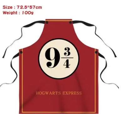 Harried Potter Creative Pinafore Hanging Neck Kitchen Waterproof Oil Proof Cartoon Apron For Birthday Christmas Gift Toys