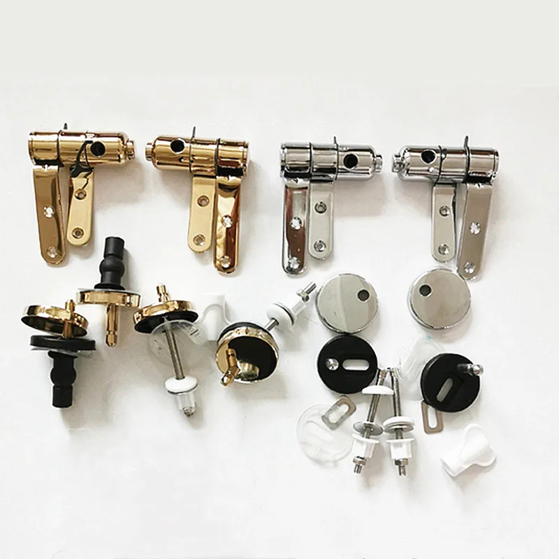 304 stainless steel toilet seats hinge fittings,Toilet seats cover solid wood resin golden silver hinge fittings,J19393