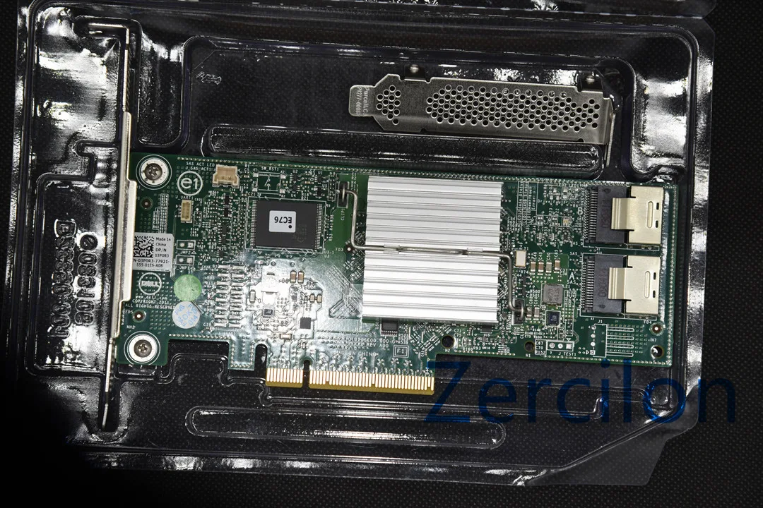 

Б/у оригинальный контроллер Dell Perc H310 SATA / SAS HBA RAID 6 гбит/с PCIe x8 LSI 9240-8i M1015