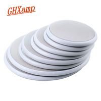 GHXAMP 4 Inch 5 Inch 6.5 Inch 8 Inch 200mm 245mm Ceiling Speaker Grille Cover Car Modification Mesh All White 2pcs