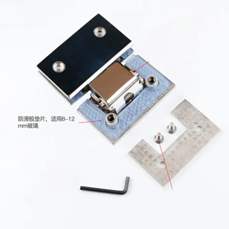 Stainless steel glass clamp,connector,shower room folder,glass door hinge,stainless steel hinge(XYGL-20),180 degrees