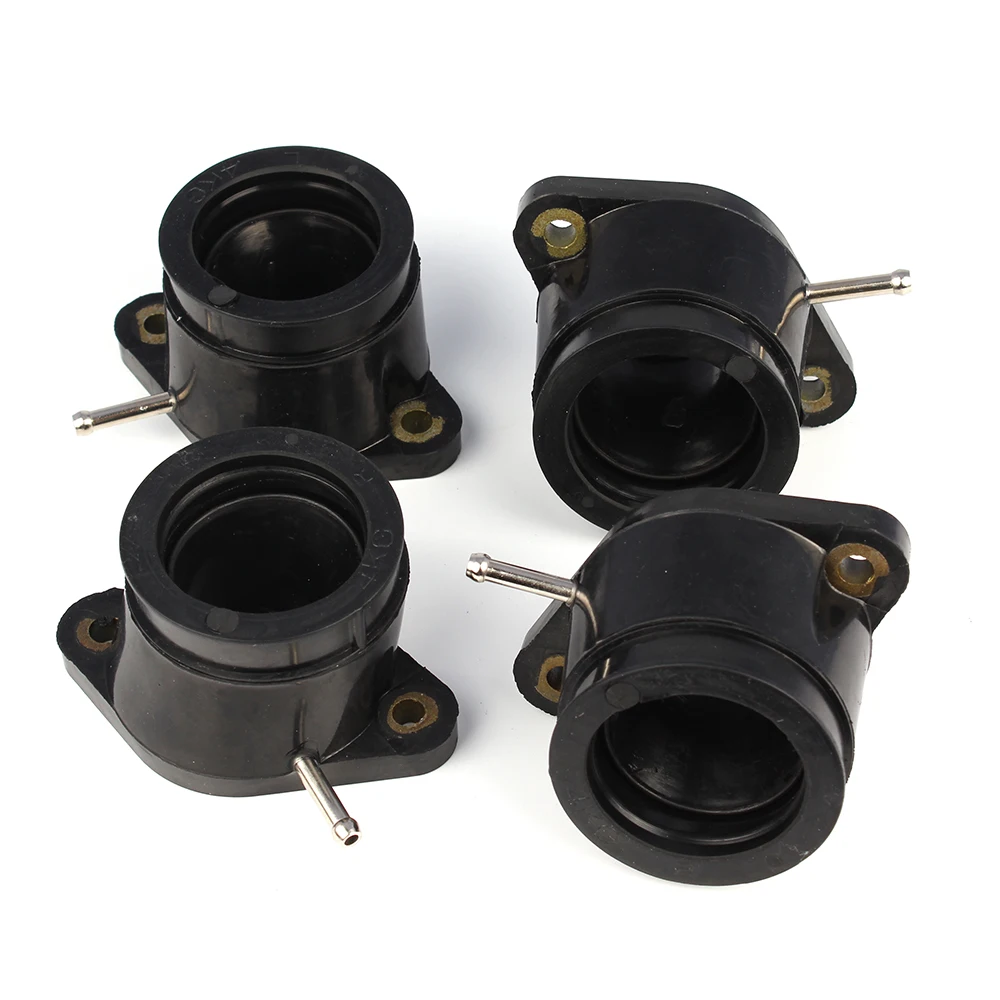 4pcs Carburetor Pad Plastic Outlet Carburetor Intake Manifold Interface Glue For Yamaha XJR 1200 XJR1200SP XJR 1300 FJR1300
