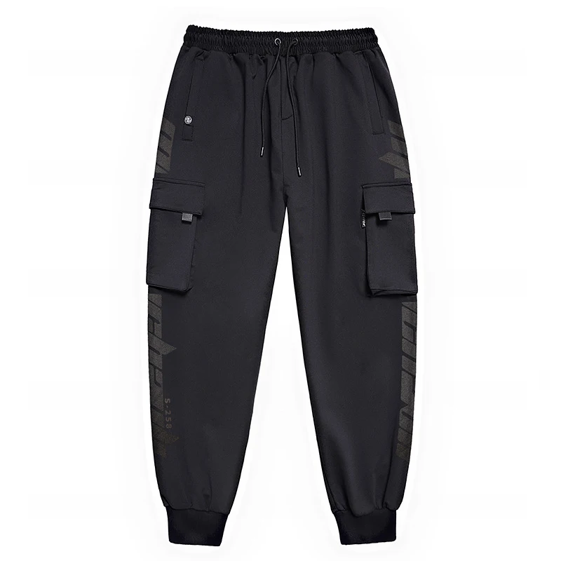 Baggy Pants Men Hip Hop Streetwear Cargo Pant Big Size 7XL Sweatpants Male Jogger Oversize Fashion Trousers Black HX531