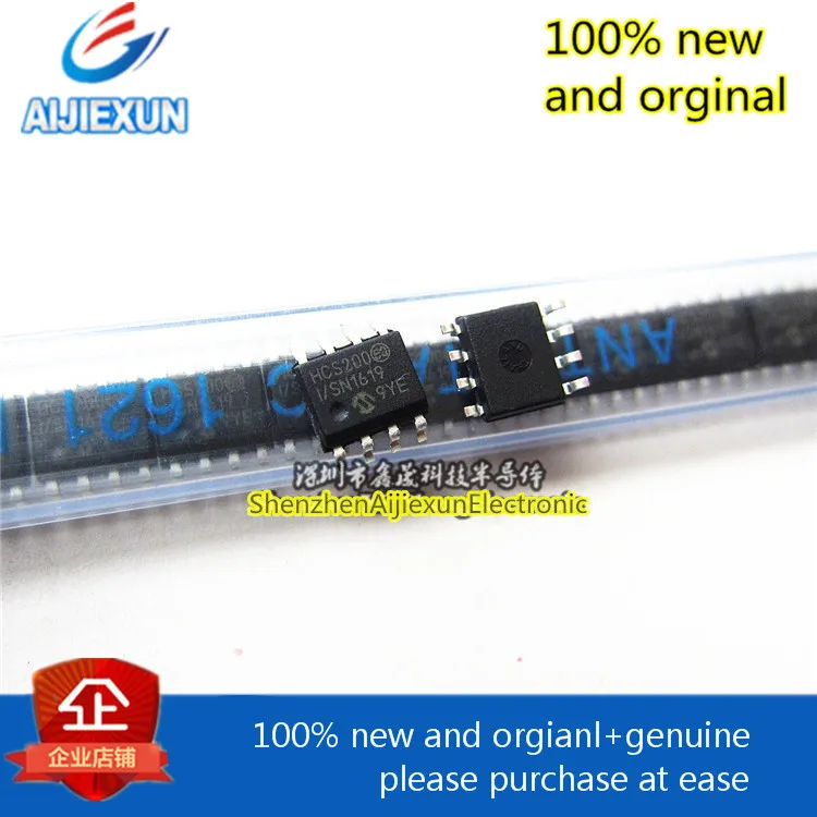 10Pcs 100% New and original HCS200-I/SN HCS200 SOP-8 KEELOQ Code Hopping Encoder in st ock