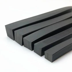 1Meter Square Solid Black Rubber Sealing Strips NBR Seal Bars Oil Resistance Rope Strip 6*6 8*8 10*10 10*20 12*12 14*14 30*30