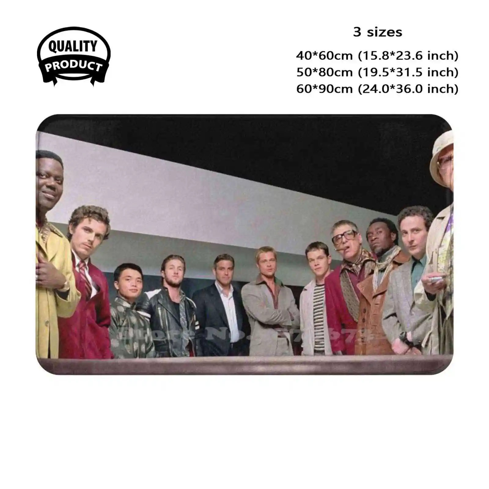 Oceans Eleven Soft Cushion Home Carpet Door Mat Car Rug Oceans Eleven Oceans Twelve Oceans Thirteen Brad Pitt George Clooney