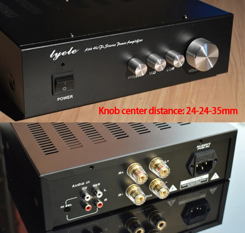 KYYSLB A94 255*214*73MM Power Amplifier Chassis Audio Preamp Chassis Diy Fever Amplifier Case Shell