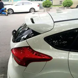 For Ford Focus Spoiler High Quality ABS Material Car Rear Wing Primer Color Rear Spoiler For Ford Focus Spoiler 2012-2017