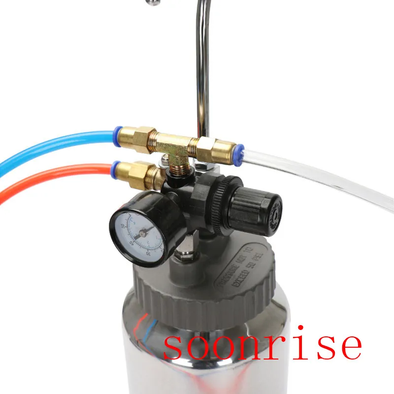 Sprayer Equipment Pressure Tank and Spray Gun Assembly Set W101 Gun and 2 Liter Tank System