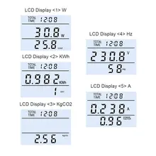 Digital Wattmeter Power Socket 220V EU #3