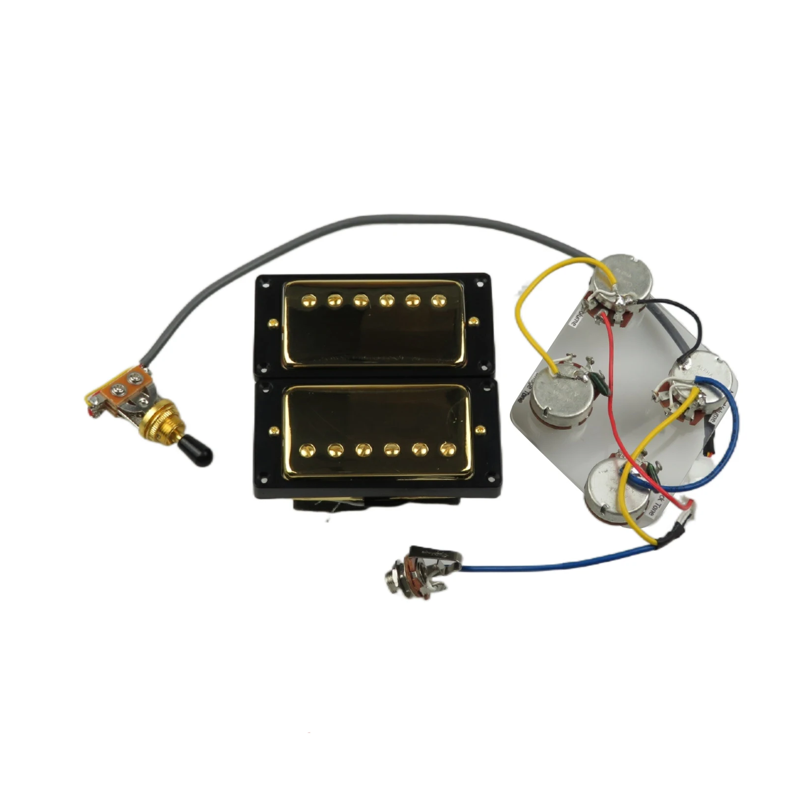 

1 компл. Золотистого герметичного хамбакера, пикапа для гитары, запчасти для гитары Les Paul LP