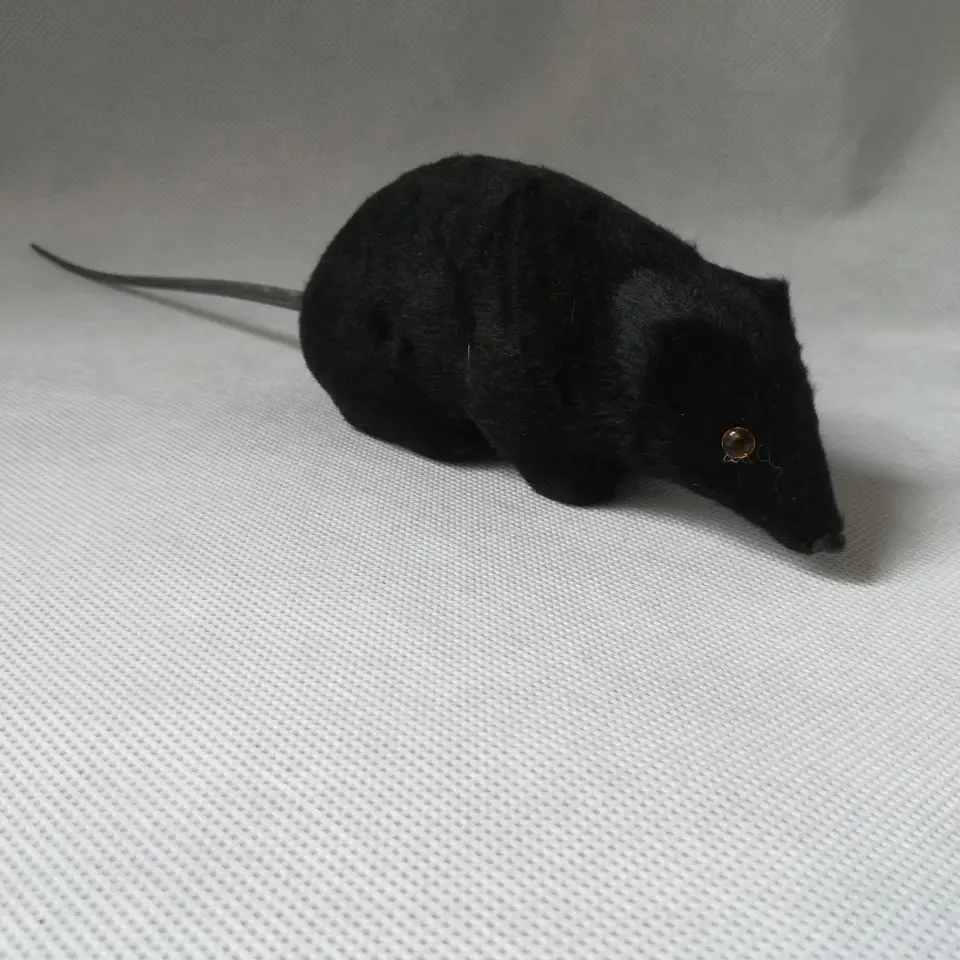 real life toy black mouse model,polyethylene&furs about 15cm mouse,prop.funny decoration Xmas gift b0286