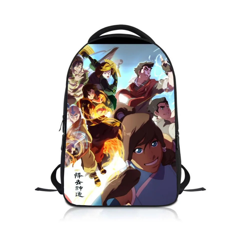 Anime Avatar Studenti Zaino Borsa da scuola Bambini Cartoon Zaino Ragazzi Ragazze Zaino Bambini Bookbag Satchel