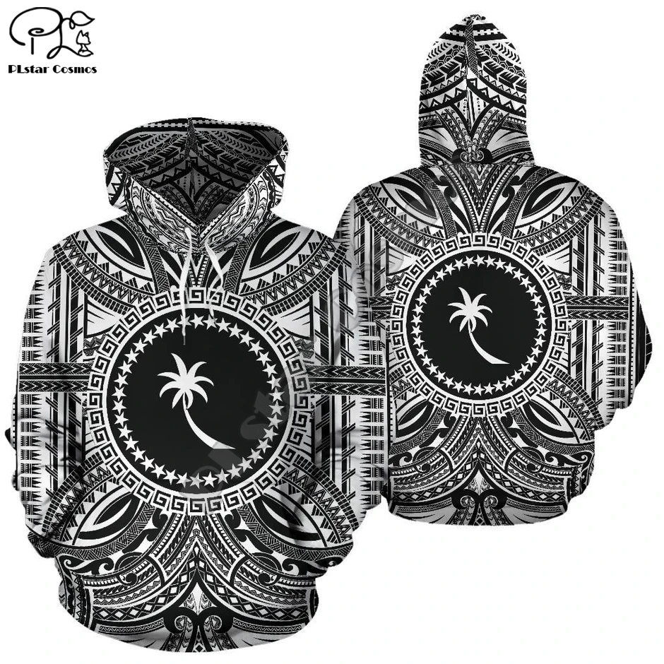 

New Brand Island Chuuk Country Flag Tribal Culture Retro Streetwear Tracksuit Men/Women Pullover 3DPrint Funny Casual Hoodies A4