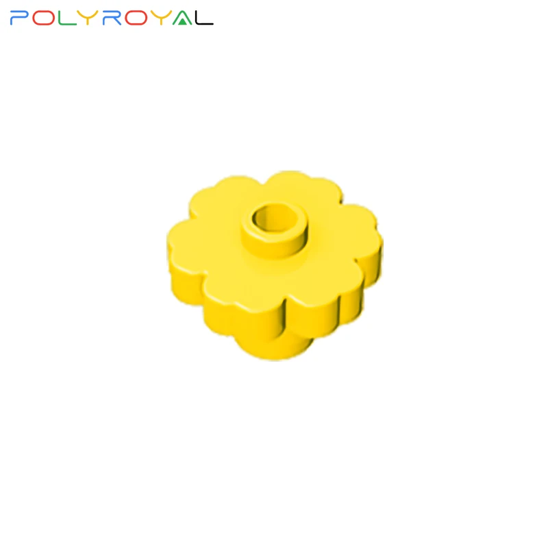 

Building Blocks parts 2x2 six petal flower plant 10 PCS MOC Compatible With brands toys for children 4728