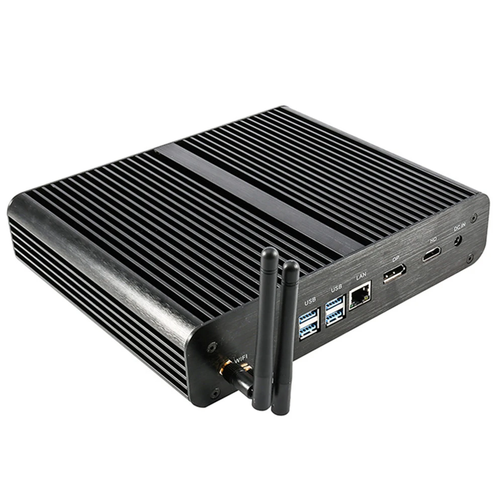 Imagem -05 - Eglobal-mini pc Fanless Intel i7 10710u 10510u Windows 10 Ddr4 M.2 Nvme Mais Msata Mais 2.5 em Sata Componentes do Computador