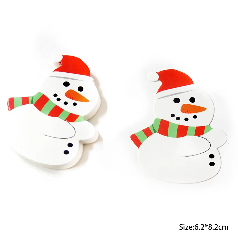 20/50PCS Christmas Candy Package Card Cartoon Snowman Santa Deer Lollipop Holder for Xmas Kids Gift Home DIY Party Decoration