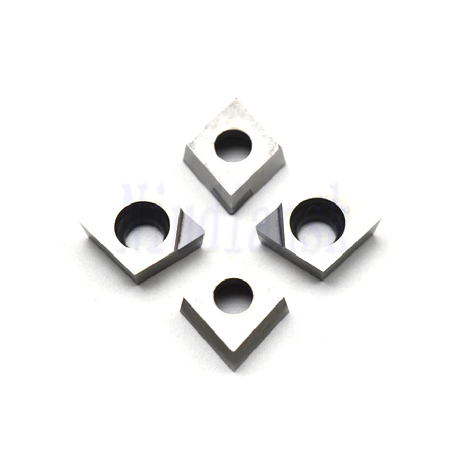Inserti per tornitura CBN PCD CCMT060204 CCMT09T304 CCMT120408 inserti diamantati per coltelli per utensili da tornio CNC inserti in nitruro di boro cubico