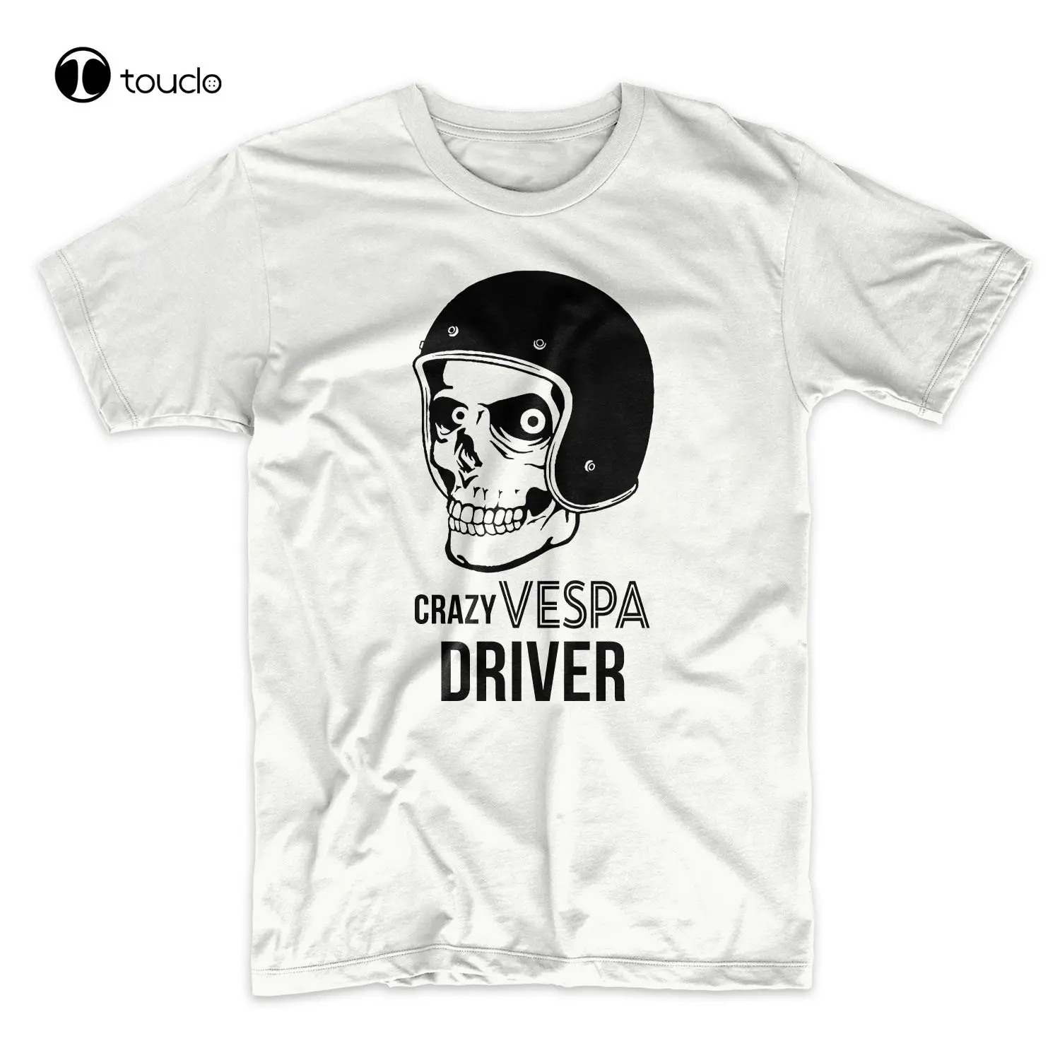 New Summer Cool Tee Shirt Crazy Vespa Driver Moped Funny Men'S T-Shirt