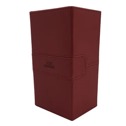 Large Size Mtg Yugioh Deck Box Card Case Binder Board Game Holder: Red Color 200+