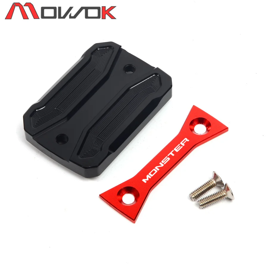 For Ducati Monster 821 796 795 696 695 Motorcycle Accessories Front Clutch Brake Fluid Reservoir Cap oil filler Cover MONSTER