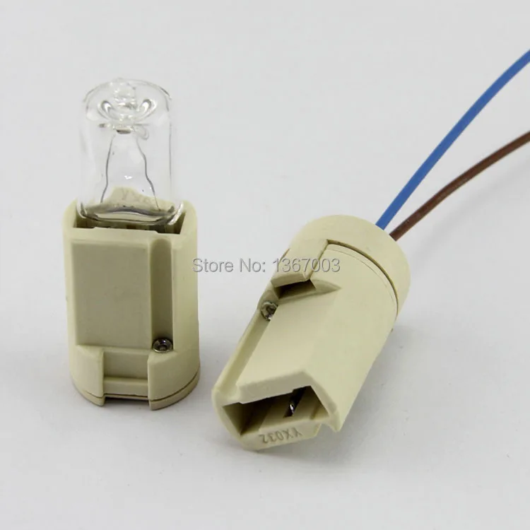 5pcs /lot with cable length 20, 50, 100cm, High quality Ceramic lamp socket G9 lamp bulb LED lamp beads LED lighting accessories