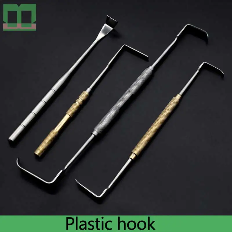 Plastic hook single-end Aureate handle double-end stainless steel eyelid retractor Pull hook nose Jaw retractor