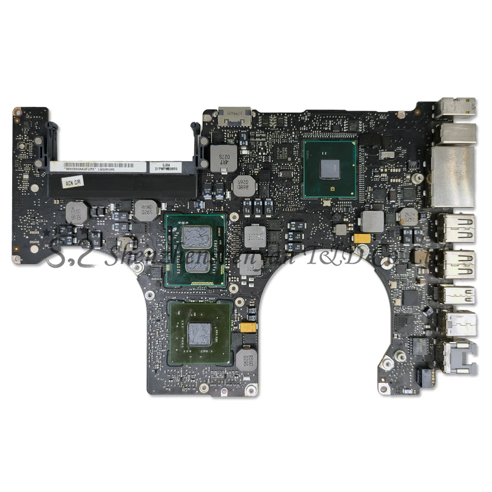 Imagem -02 - Placa-mãe para Macbook Pro Testado A1286 Logic Board 2010 i5 24 Ghz 253 Ghz i7 266 28 Ghz 6615566 Emc 2353 8202850-a b 154 Pol