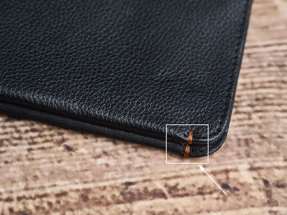 Dünnen männer Geldbörse Aus Echtem Leder Lässig Kleine Geldbörse Kredit Visitenkarte Halter Brieftasche Bifold Mini Geld Tasche Geldbörse NUPUGOO – Detail 10