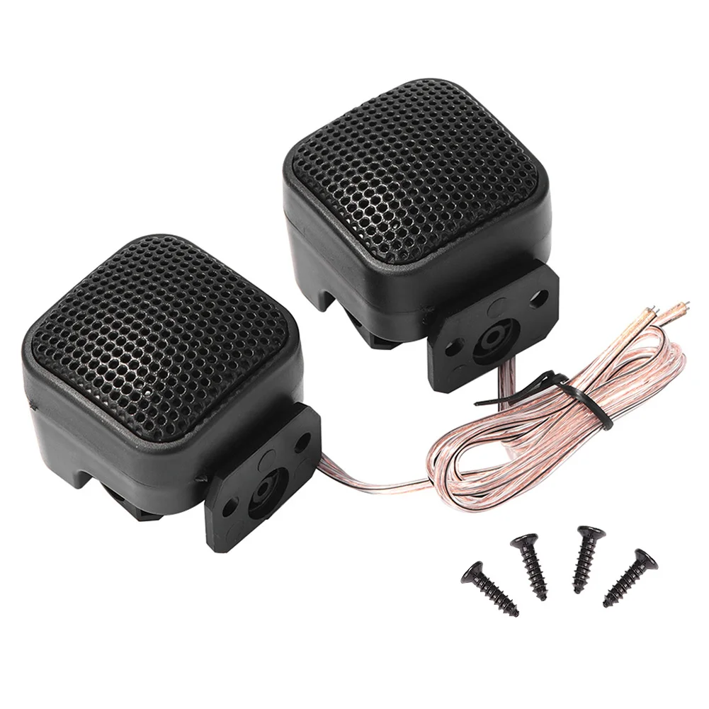 2pcs Loud Audio Music Tweeter Loudspeaker Car Small Square Speaker 500W Mini Square High Frequency Loudspeaker