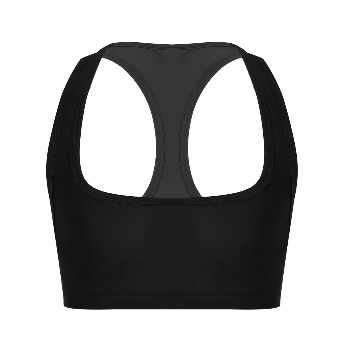 Tops cortos sexys para hombre, camiseta sin mangas con cuello redondo y espalda de nadador, camiseta de entrenamiento para gimnasio, Camiseta