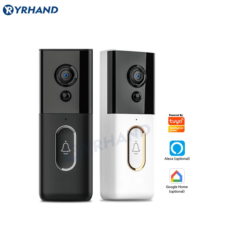 Tuya 1080P HD Video Doorbell Camera WiFi Wireless Doorbell Smart Home Outdoor Mini Intercom Two Way Audio