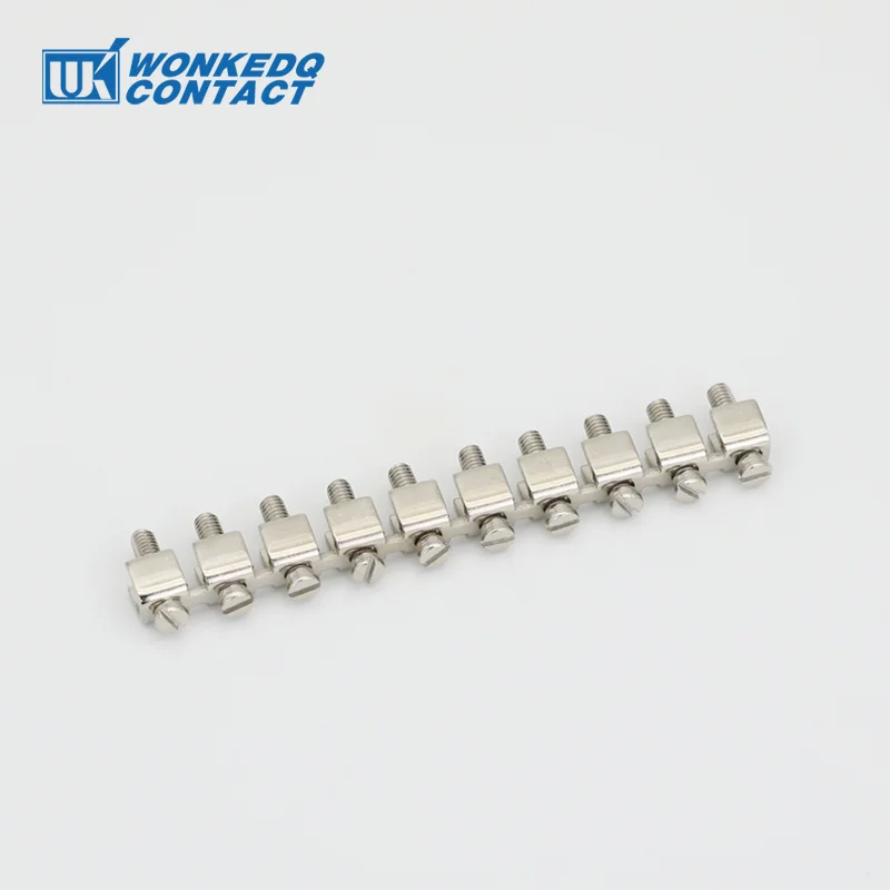 FBI Series FBI10 FBI2/FBI3-20 Jumpers For UK Connector FBI 10-4/5/6/8/10/12/15 DIN Rail Terminal Block Accessories Fixed Bridge