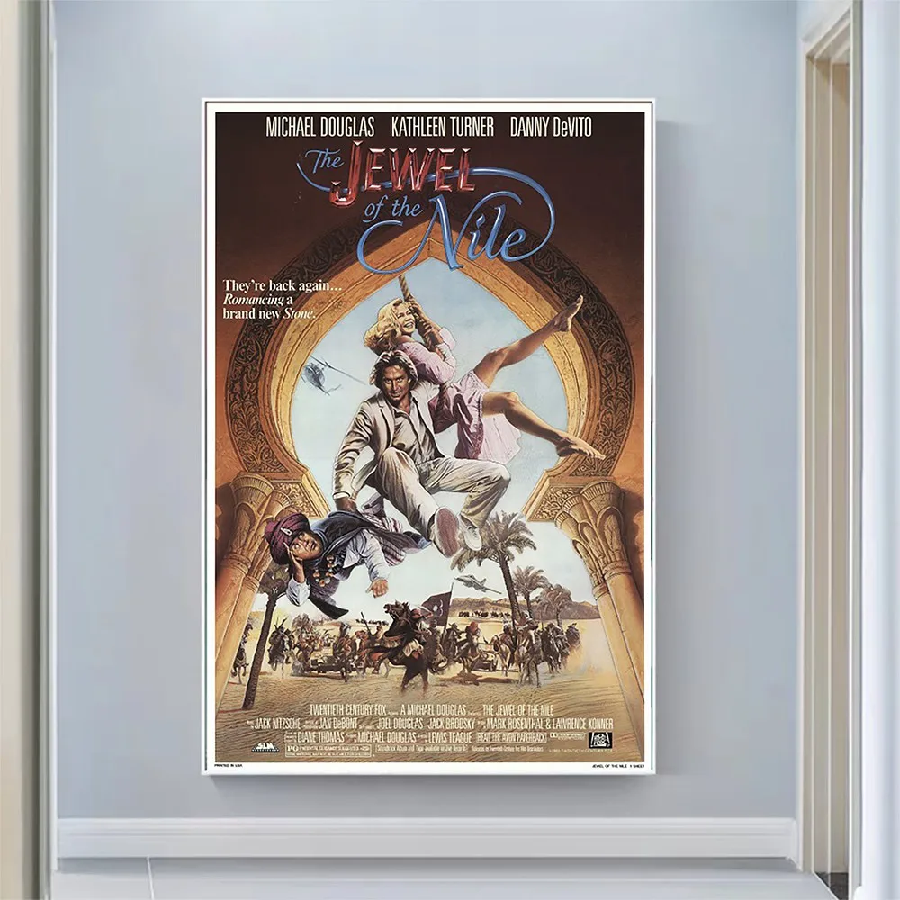 

V2171 The Jewel of the Nile Vintage Classic Movie Wall Silk Cloth HD Poster Art Home Decoration Gift