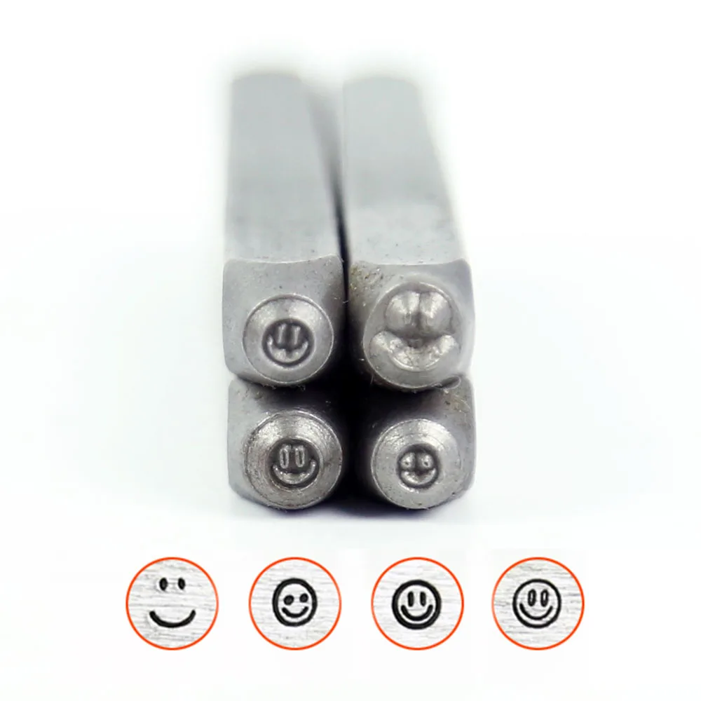 

3/4mm Smile face pattern Metal Jewelry steel stamp