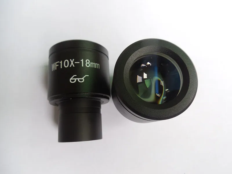 Ocular Alto Wf10x 18 mm Wide Angle Biological Microscope Ocular Composto w Montagem Mais Retículo Cruz 23.2 mm Tamanho
