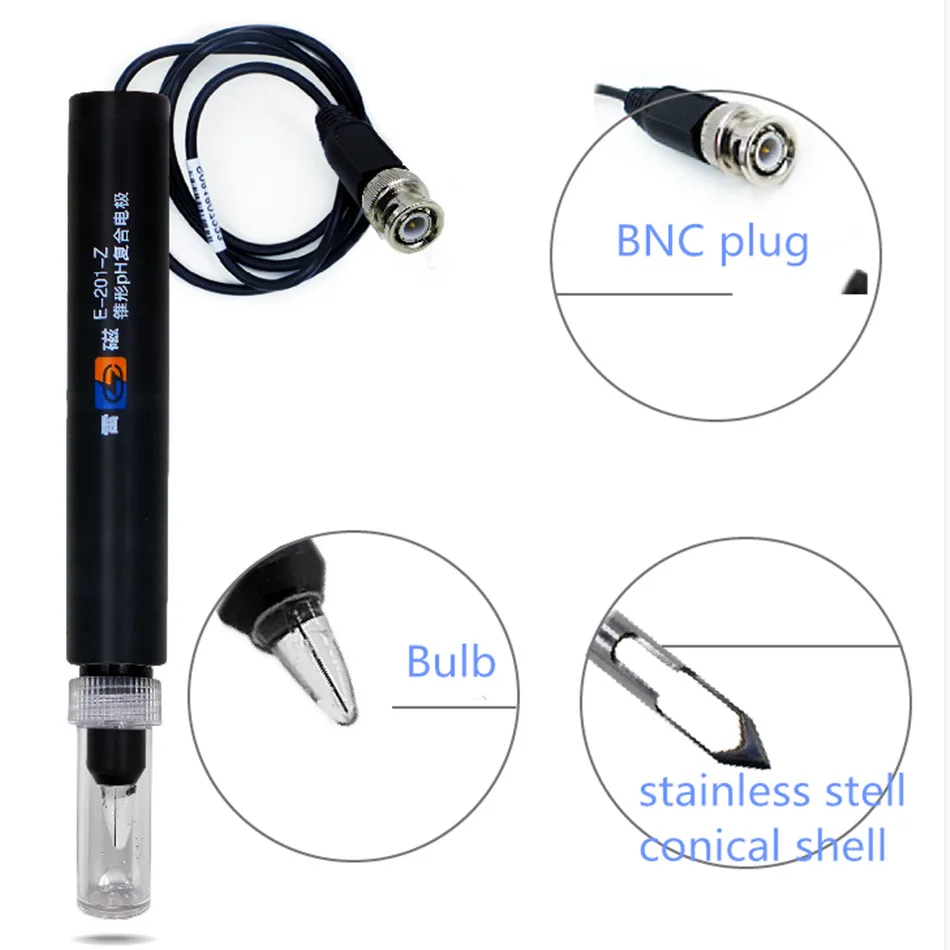 

E-201-Z Composite Electrode Conical Laboratory PH Meter Probe