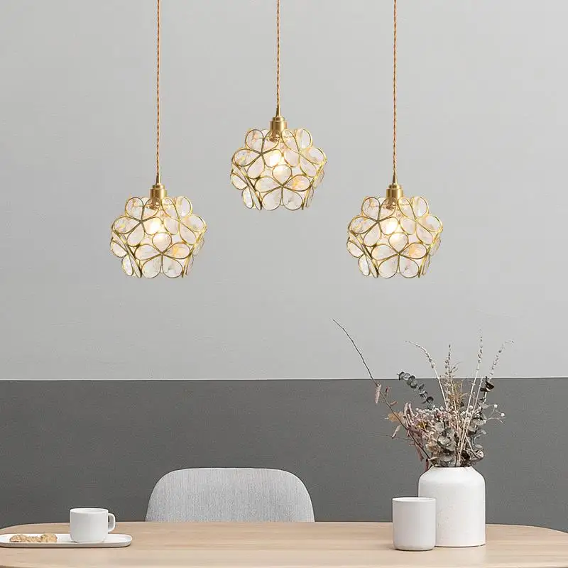 Modern Pendant Lights Copper colour Pendant Lamps glass Hanging lamp Dining Room Living Room Loft Children Room Kitchen Lighting