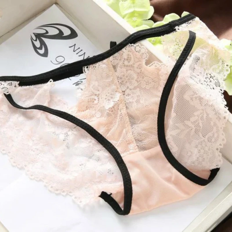 Japanese Beautiful Back Lace Sexy Bra Set Push Up Thick Under Thin Cup Underwear Women Comfortable Breathable Soft Bralette