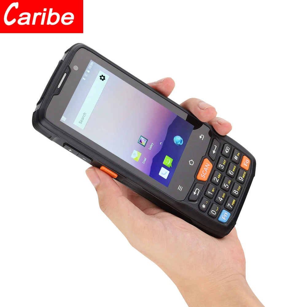 Imagem -02 - Caribe Pl40l Pda Venda Quente Robusto Portátil sem Fio Android Handheld 1d Scanner de Código de Barras com Melhor Preço