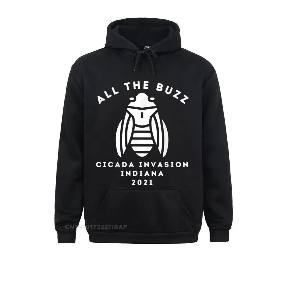 All The Buzz Cicada Invasion 2022 Indiana Funny Men's Hoodies Europe Sweatshirts Preppy Style Sportswears 2022 Discount